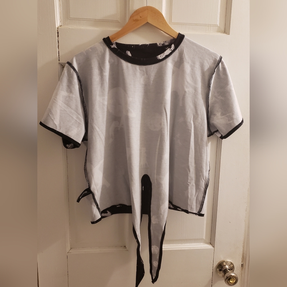 BM Futeneko Tie Front Tee - Picture 3 of 5